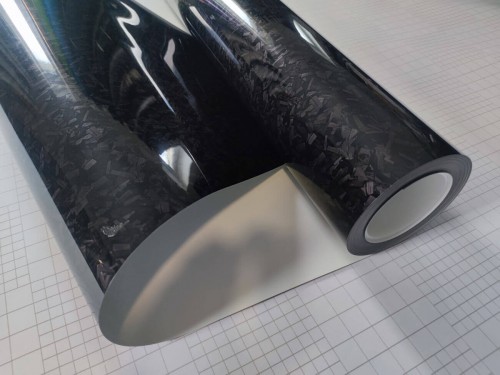 Čierna 2D karbónová fólia Ceramic - lesklá